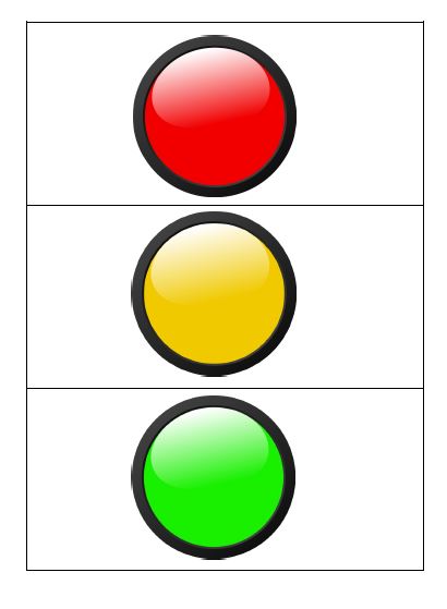 Green, Yellow, Red Light Self-Assessment - Collaborative InquiryA learner's mind​
